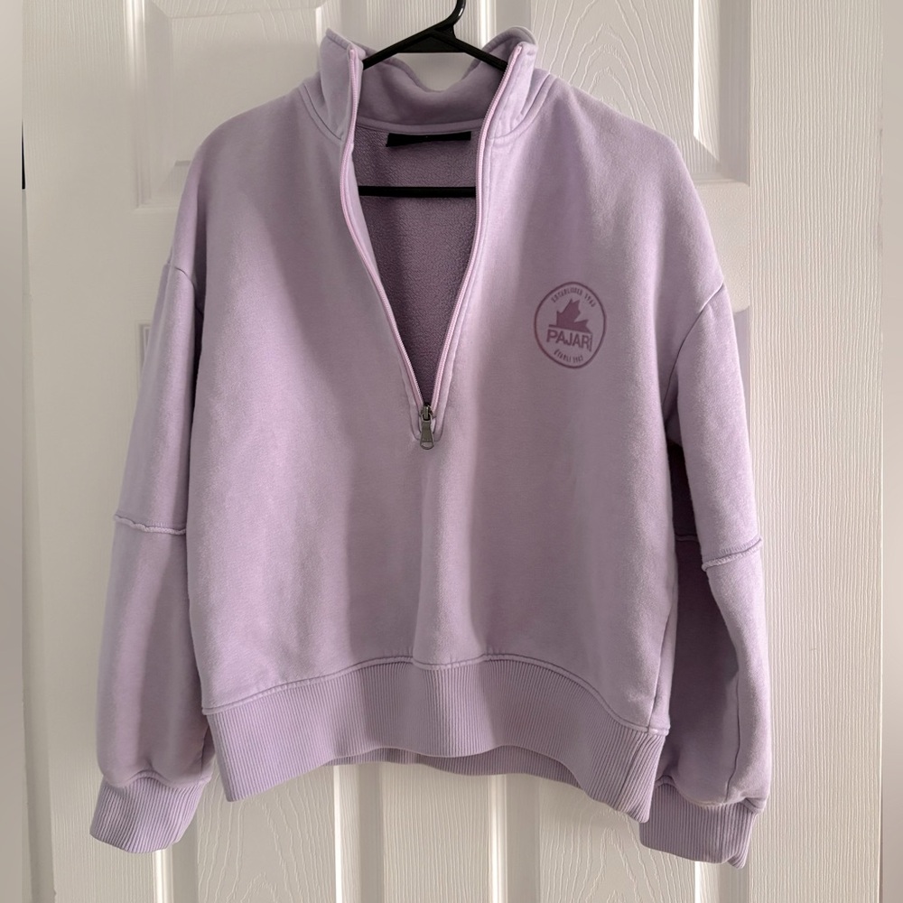 Pajar Purple Oversized Long Sleeve Sweatshirt